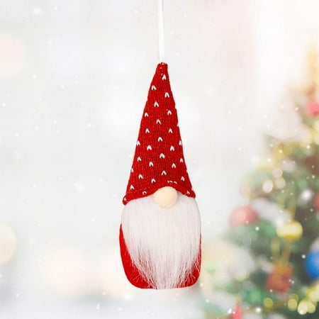 Yohome Christmas Rudolph Pointed Hat Small Pendant Creative Christmas Faceless