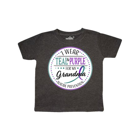Inktastic Suicide Prevention- I Wear Teal and Purple for My Grandma Gift Toddler Boy or Toddler Girl T-Shirt
Inktastic Suicide Prevention- I Wear Teal and Purple for My Grandma Gift Toddler Boy or Toddler Girl T-Shirt