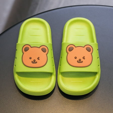 Cathalem Fuzzy Slipper Girl Fashion Summer Cartoon Indoor Slippers Boys And Girls Thick Bottom Home Girl Slippers Size 11 Green 4.5 Years
Cathalem Fuzzy Slipper Girl Fashion Summer Cartoon Indoor Slippers Boys And Girls Thick Bottom Home Girl Slippers Size 11 Green 4.5 Years
