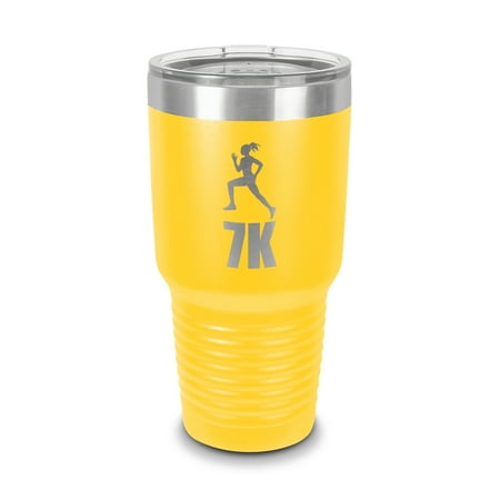 Womens 7K Tumbler 30 oz - Laser Engraved w/ Clear Lid - Stainless Steel - Vacuum Insulated - Double Walled - Travel Mug - running runner woman girl trophy type - Yellow
Womens 7K Tumbler 30 oz - Laser Engraved w/ Clear Lid - Stainless Steel - Vacuum Insulated - Double Walled - Travel Mug - running runner woman girl trophy type - Yellow