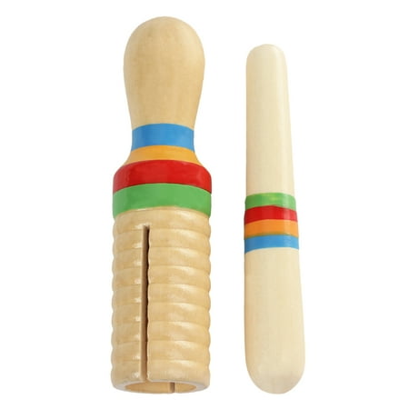 Hemoton Wooden Music Instrument Children Kid Percussion Toy Sound Tube with Wooden Stick
Hemoton Wooden Music Instrument Children Kid Percussion Toy Sound Tube with Wooden Stick