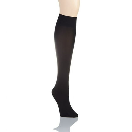 Women s Falke 41715 Sensitive Top Semi Opaque Knee High (Black S)