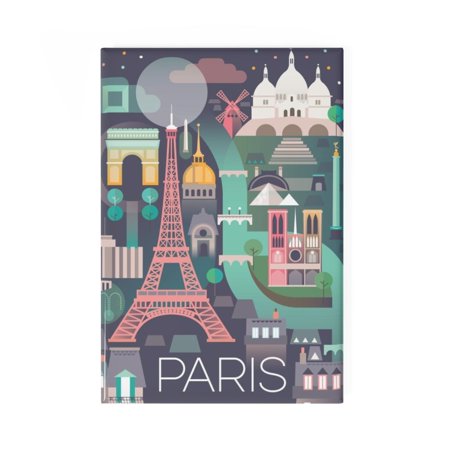 PARIS REFRIGERATOR MAGNET