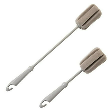 HitUpon Soft Sponge Cleaning Brush Cleaner with Long Handle Feeding Bottle Scrubber Washing Brush