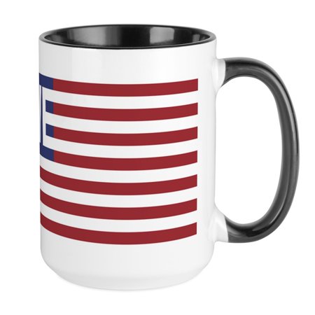 CafePress - Love America Large Mug - 15 oz Ceramic Large Mug
