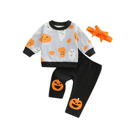 ZAXARRA Baby Pants Set Halloween Pumpkin Ghost Print Contrast Color Long Sleeve Round Neck Sweater + High Waist Pants Set
ZAXARRA Baby Pants Set Halloween Pumpkin Ghost Print Contrast Color Long Sleeve Round Neck Sweater + High Waist Pants Set