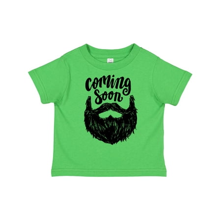 Inktastic Beard Coming Soon Gift Toddler Boy Girl T-Shirt