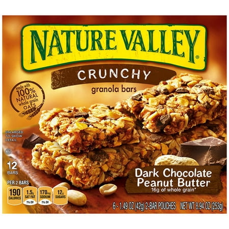 Nature Valley® Dark Chocolate Peanut Butter Crunchy ...