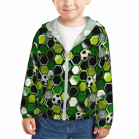 Lukts Soccer1 Print Children s Long-Sleeved Sun Protection Clothing Hooded Sweatshirts for Boys and Girls Outdoor Sports-4 Years
Lukts Soccer1 Print Children s Long-Sleeved Sun Protection Clothing Hooded Sweatshirts for Boys and Girls Outdoor Sports-4 Years