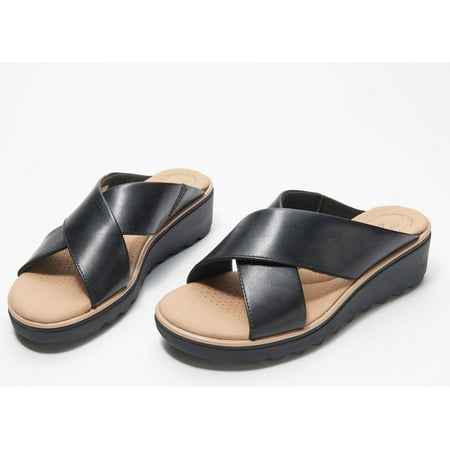Clarks Collection Wedge Slide Sandals Jillian Gem Women s A394305