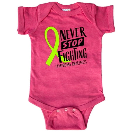 Inktastic Never Stop Fighting Lymphoma Awareness Gift Baby Boy or Baby Girl Bodysuit
Inktastic Never Stop Fighting Lymphoma Awareness Gift Baby Boy or Baby Girl Bodysuit