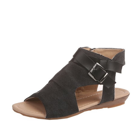 Women s Plus Size Roman Sandals Fashion Ankle Buckle Side Zipper Vintage Sandal Summer Outdoor Casual Beach Shoes
Women s Plus Size Roman Sandals Fashion Ankle Buckle Side Zipper Vintage Sandal Summer Outdoor Casual Beach Shoes