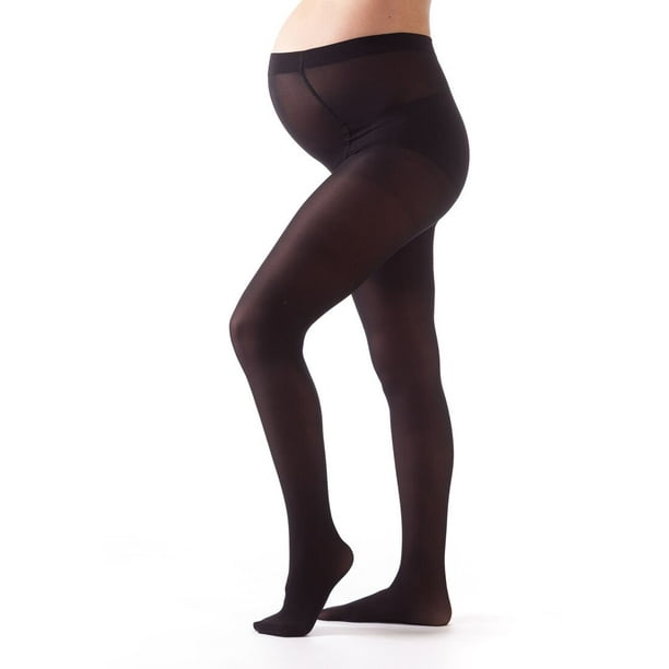 Bellissima Women's Maternity Tights Black 50 den Pregnancy Hosiery (1/2)