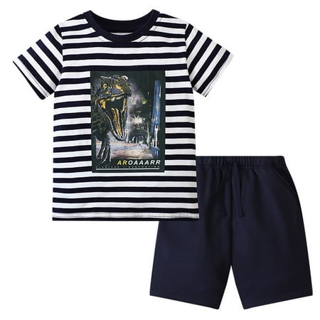 Kids Set Clothes for Girls 6 Month Boy Outfits Preschool Boy Baby Dinosaur Print Stripe Short Sleeved Set Shorts Solid Collar Shirt Top Set Vacation Beach Set
Kids Set Clothes for Girls 6 Month Boy Outfits Preschool Boy Baby Dinosaur Print Stripe Short Sleeved Set Shorts Solid Collar Shirt Top Set Vacation Beach Set
