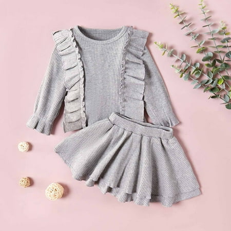 QISIWOLE Infant Toddler Baby Girls Long Sleeve Lace Top Skirt Solid Color Two Piece Set Deals
QISIWOLE Infant Toddler Baby Girls Long Sleeve Lace Top Skirt Solid Color Two Piece Set Deals