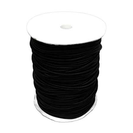 5mm Cord Marine Grade Shock Rope Boat Tarp Tent Stretch Band - Black 5m