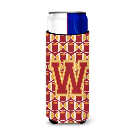 Carolines Treasures CJ1070-WMUK Letter W Football Cardinal and Gold Ultra Beverage Insulators for slim cans Slim Can
Carolines Treasures CJ1070-WMUK Letter W Football Cardinal and Gold Ultra Beverage Insulators for slim cans Slim Can