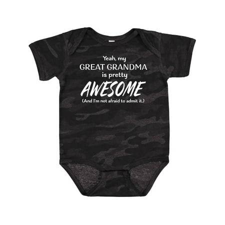 Inktastic Yeah My Great Grandma Is Pretty Awesome Gift Baby Boy or Baby Girl Bodysuit
Inktastic Yeah My Great Grandma Is Pretty Awesome Gift Baby Boy or Baby Girl Bodysuit