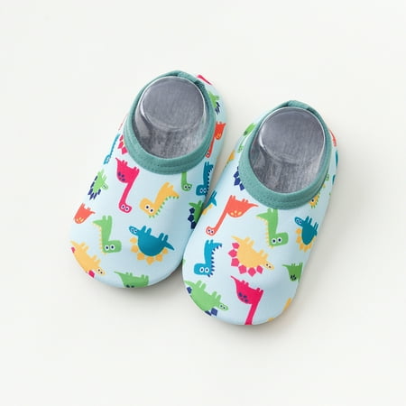 Midsumdr Baby Non Slip Socks Baby Kids Grips Ankle Crew Anti Slip Animal Socks for Infants Toddlers Kids