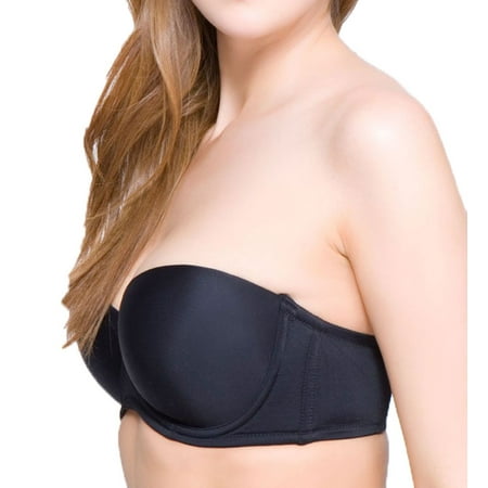 Women s QT 1103 Seamless Molded Cup 5 Way Convertible Bra (Black 32DDD)
Women s QT 1103 Seamless Molded Cup 5 Way Convertible Bra (Black 32DDD)