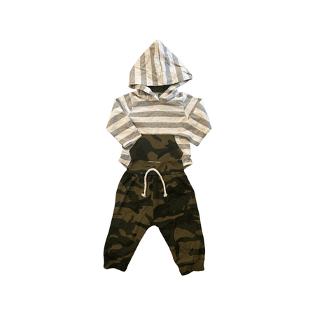 Camo Hooded Onesie Set