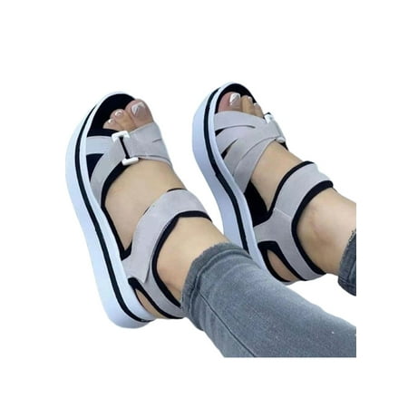 Gomelly Womens Sandal Summer Platform Sandals Ankle Strap Shoes Lightweight Ladies Women White 6.5
Gomelly Womens Sandal Summer Platform Sandals Ankle Strap Shoes Lightweight Ladies Women White 6.5