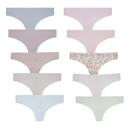 Women s 10 Pack Seamless No Show Invisible Panty Line Soft Stretch Thong Underwear Multi Packs (Neutral Pack Medium)
Women s 10 Pack Seamless No Show Invisible Panty Line Soft Stretch Thong Underwear Multi Packs (Neutral Pack Medium)