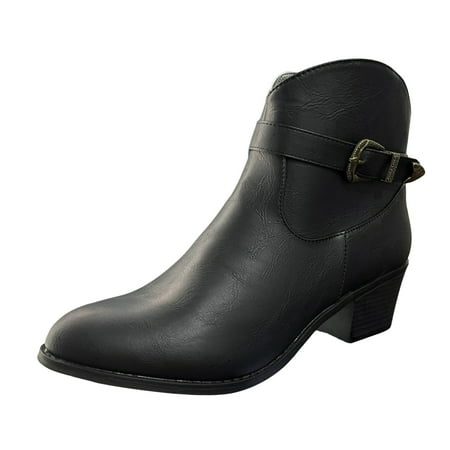 Daznico Boots for Women Ladies Solid Color Comfortable Heel Mid Pointed Plus Size Ankle Boots (Color: Black Size: 8.5 )
Daznico Boots for Women Ladies Solid Color Comfortable Heel Mid Pointed Plus Size Ankle Boots (Color: Black Size: 8.5 )
