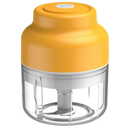 100ML Electric Food Chopper Garlic Press Kitchen Garlic Puller Cutter Meat Fruit Accessories(Yellow)
100ML Electric Food Chopper Garlic Press Kitchen Garlic Puller Cutter Meat Fruit Accessories(Yellow)