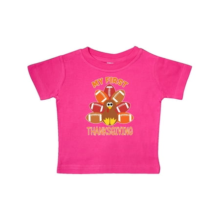 Inktastic My First Thanksgiving with Football Turkey Gift Baby Boy or Baby Girl T-Shirt
Inktastic My First Thanksgiving with Football Turkey Gift Baby Boy or Baby Girl T-Shirt