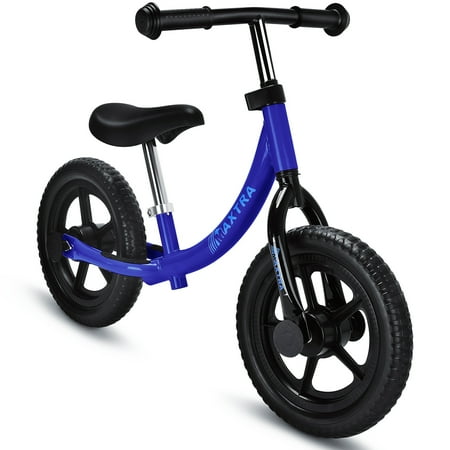 Maxtra 12" Ride and Glide Balance bike No Pedal Bicycle Dark Blue w/ Gift Inner Box