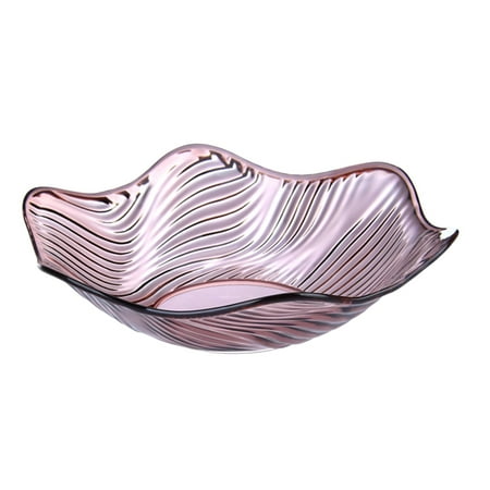 BESTONZON Plastic Crystal Fruit Plate Flower Design Snack Nut Dish Wave Candy Holder Salad Bowl for Home (Purple)
BESTONZON Plastic Crystal Fruit Plate Flower Design Snack Nut Dish Wave Candy Holder Salad Bowl for Home (Purple)
