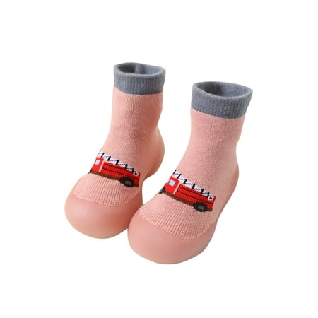 Ritualay Baby Sock Shoes Soft Rubber Sole Socks Prewalker Floor Slippers Comfort Casual Home Shoe Indoor House First Walking Pink 7C
Ritualay Baby Sock Shoes Soft Rubber Sole Socks Prewalker Floor Slippers Comfort Casual Home Shoe Indoor House First Walking Pink 7C