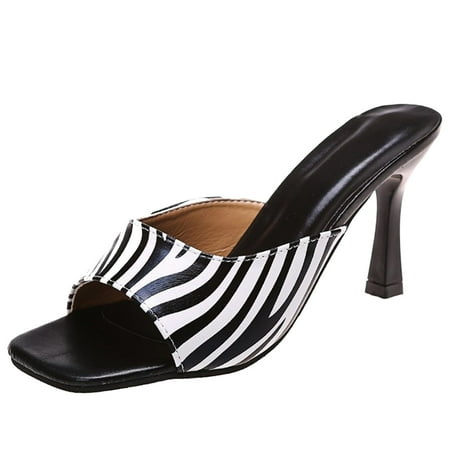 Follure Girl women s casual shoes Fashion Spring And Summer Women Sandals Fish Mouth Animal Print Solid Color High Heeled Slippers White 41
Follure Girl women s casual shoes Fashion Spring And Summer Women Sandals Fish Mouth Animal Print Solid Color High Heeled Slippers White 41