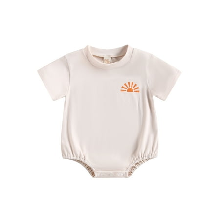 Bagilaanoe Newborn Baby Girl Boy Rompers Sun Print Short Sleeve Bodysuits 3M 6M 12M 18M Infant Casual One Piece Short Jumpsuit
Bagilaanoe Newborn Baby Girl Boy Rompers Sun Print Short Sleeve Bodysuits 3M 6M 12M 18M Infant Casual One Piece Short Jumpsuit