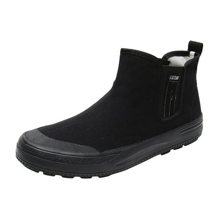 Fsqjgq Shoes Men Shoes Breathable Canvas Men Shoes Autumn Rubber Soled High Top Shoes Labor Shoes Mens Shoes 501 Black 43
Fsqjgq Shoes Men Shoes Breathable Canvas Men Shoes Autumn Rubber Soled High Top Shoes Labor Shoes Mens Shoes 501 Black 43