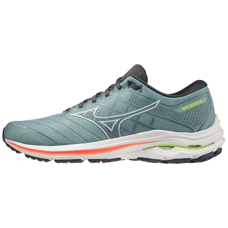 Mizuno Men s Wave Inspire 18 Running Shoe Size 10 Smoke Blue-White (Kb00)