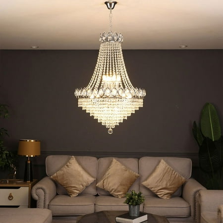 DENEST Modern Elegant K9 Crystal Chandelier Ceiling Pendant Light Lamp Fixture Lighting
DENEST Modern Elegant K9 Crystal Chandelier Ceiling Pendant Light Lamp Fixture Lighting
