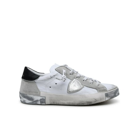 

Philippe Model Man Prsx White Leather Sneakers