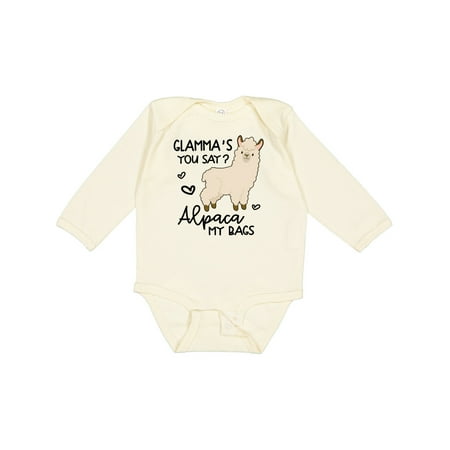 Inktastic Glamma s You Say Alpaca My Bags Gift Baby Boy or Baby Girl Long Sleeve Bodysuit
Inktastic Glamma s You Say Alpaca My Bags Gift Baby Boy or Baby Girl Long Sleeve Bodysuit