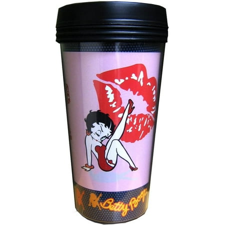 Betty Boop Travel Coffee Mug Tumbler 16 oz Plastic Car