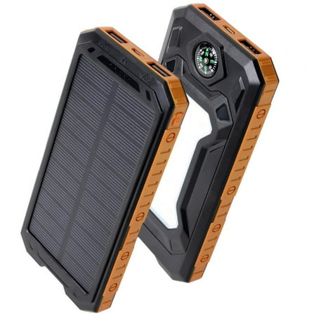 Solar Charger 8000mAh Solar Power Bank Quick Charge with 2 Outputs Dual Inputs USB External Backup Battery Huge Capacity Phone Charger for iOS and Android
Solar Charger 8000mAh Solar Power Bank Quick Charge with 2 Outputs Dual Inputs USB External Backup Battery Huge Capacity Phone Charger for iOS and Android