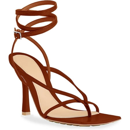 Women s Lace Up Heeled Sandals Square Open Toe Stiletto Heels Flip Flops Ankle Strap Pumps
Women s Lace Up Heeled Sandals Square Open Toe Stiletto Heels Flip Flops Ankle Strap Pumps