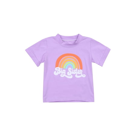 Inevnen Kids Baby Stylish Rainbow Letter Print T-shirt Fashion Short Sleeve Tops for Children Boys Girls
Inevnen Kids Baby Stylish Rainbow Letter Print T-shirt Fashion Short Sleeve Tops for Children Boys Girls