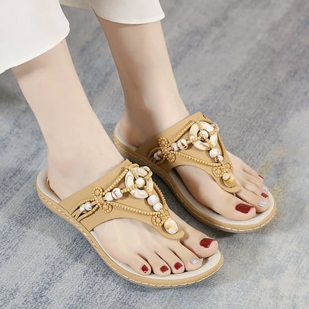 XIAQUJ Summer Fashion Women Casual Open Toe Flat Rhinestone Comfortable Soft Bottom Breathable Slip on Shoes Sandals Sandals for Women Khaki 7.5(39)
XIAQUJ Summer Fashion Women Casual Open Toe Flat Rhinestone Comfortable Soft Bottom Breathable Slip on Shoes Sandals Sandals for Women Khaki 7.5(39)