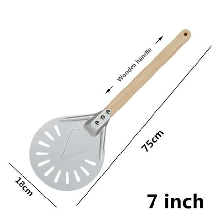 Pizza Turning Small Pizza Peel Paddle Short Round Pizza Tool Non-Slip Wooden Handle 7 8 9 Inch Perforated Pizza Shovel Aluminum
Pizza Turning Small Pizza Peel Paddle Short Round Pizza Tool Non-Slip Wooden Handle 7 8 9 Inch Perforated Pizza Shovel Aluminum