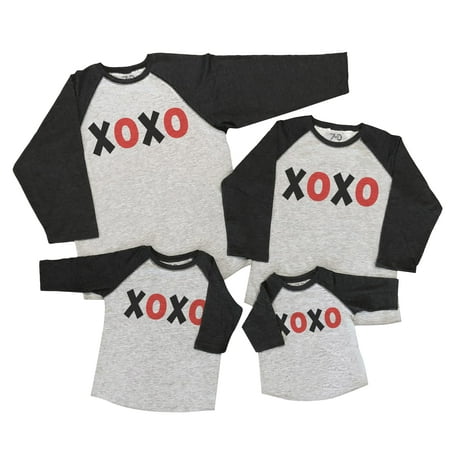 7 ate 9 Apparel Valentine s Day Shirts - XOXO Grey Shirt 6 Months