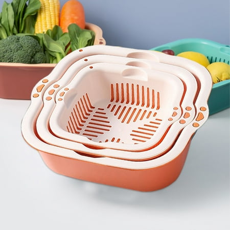 CQCYD 6PCS Multi Functional Basket Fruit Cleaning Bowl Kitchen Rack Basket Vegetable Basket Fruit Basket Tableware Drainer Dish Rack Kitchen Tools and Gadgets Orange
CQCYD 6PCS Multi Functional Basket Fruit Cleaning Bowl Kitchen Rack Basket Vegetable Basket Fruit Basket Tableware Drainer Dish Rack Kitchen Tools and Gadgets Orange