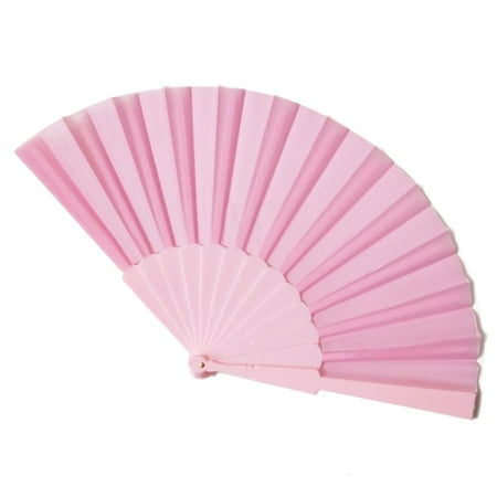Hand Fan Held Tela Portable Spanish Dances Fabric Folding Party Wedding Gift