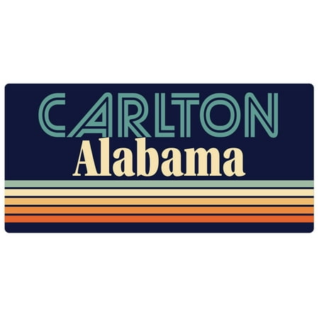Carlton Alabama 5 x 2.5-Inch Fridge Magnet Retro Design